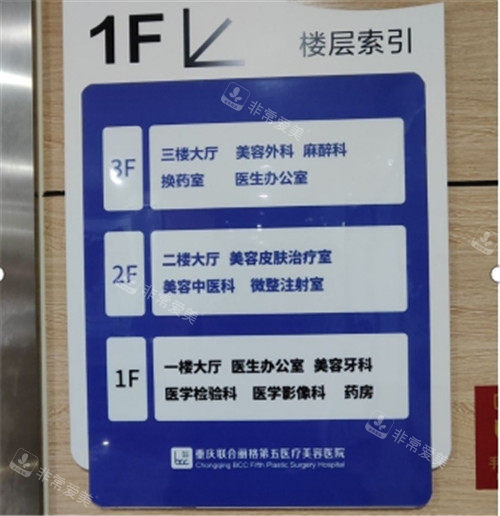 重慶聯(lián)合麗格第五整形醫(yī)院樓層索引圖 重慶聯(lián)合麗格第五整形醫(yī)院樓層索引圖