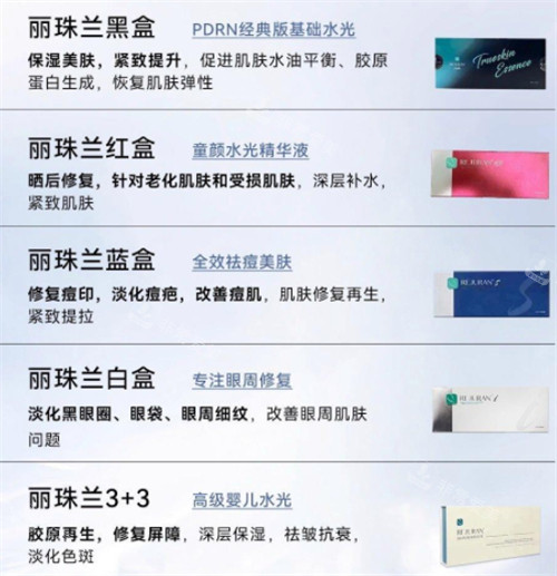 麗珠蘭各系列優(yōu)勢
