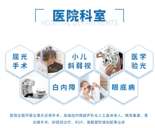 临沂新益民眼科医院开设科室