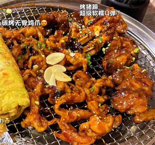 碳烤雞爪+豬蹄