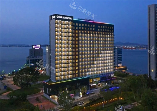 仁川機(jī)場(chǎng)永宗島天空酒店夜景