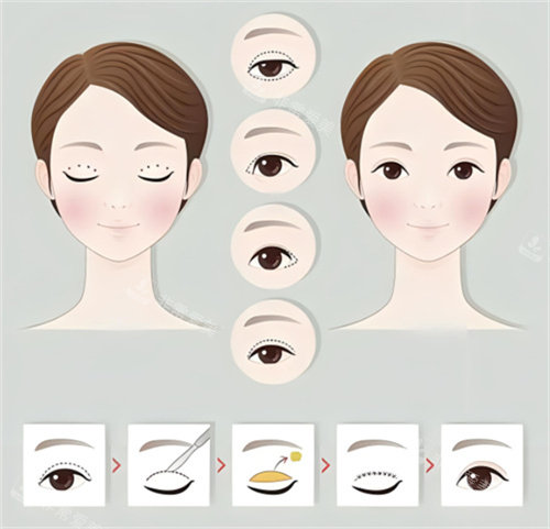 雙眼皮全切對(duì)比圖 雙眼皮全切對(duì)比圖