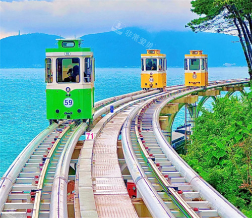 釜山膠囊小火車(chē)打卡 釜山膠囊小火車(chē)打卡
