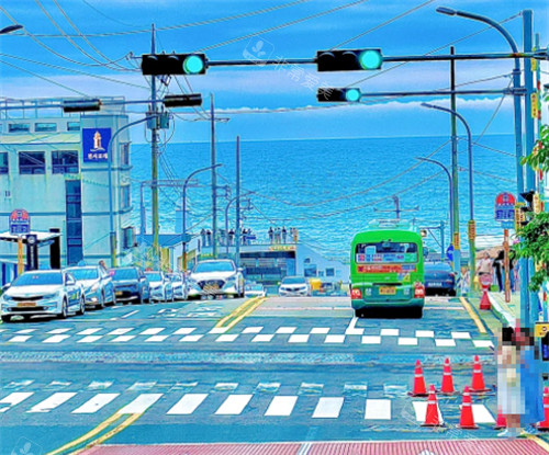 釜山膠囊小火車附近景色