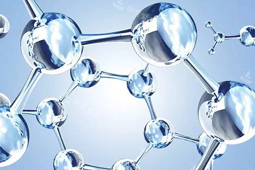 玻尿酸分子微觀示意圖 玻尿酸分子微觀示意圖