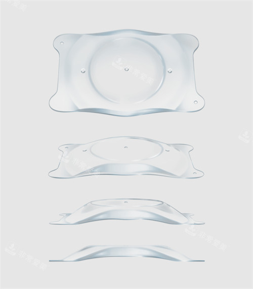 不同角度的人工晶体