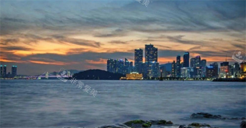 韓國釜山海邊景色 韓國釜山海邊景色