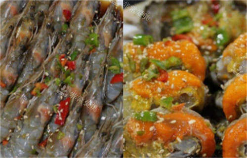 韓國醬蟹、醬蝦美食圖
