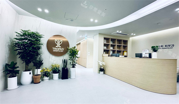 韓國Trophy皮膚科的大廳 韓國Trophy皮膚科的大廳