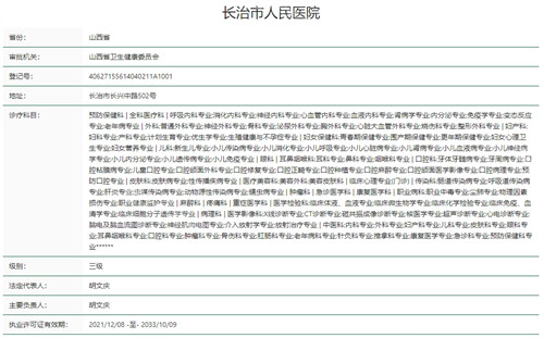 长治市人民医院
