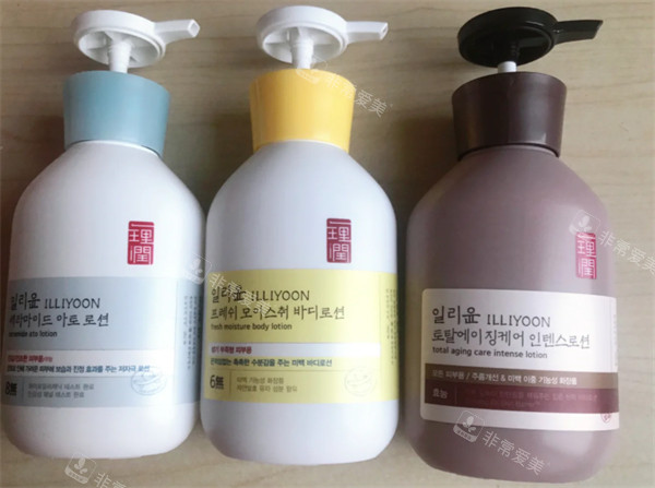韩国Illiyoon一理身体乳不同系列