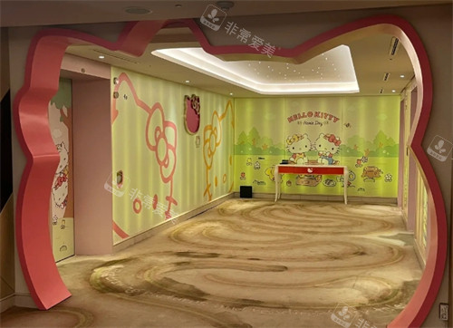 韓國濟州島樂天酒店Kitty主題房過道