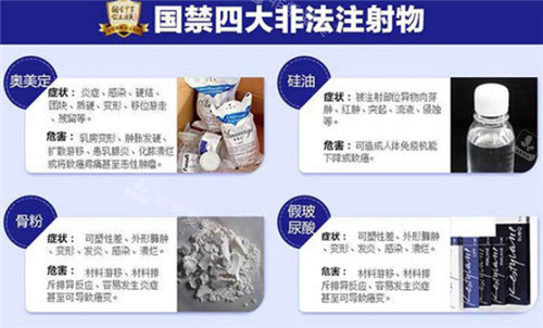 国内禁止的非法注射物 国内禁止的非法注射物
