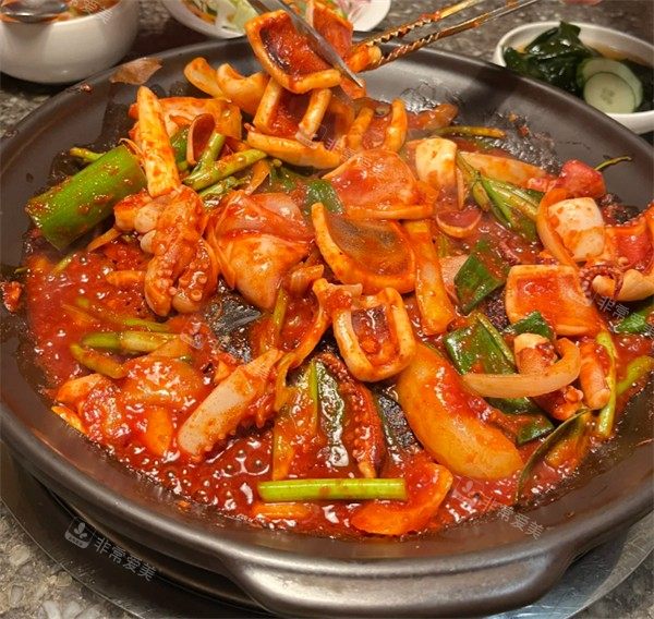 Bagodong辣炒鱿鱼