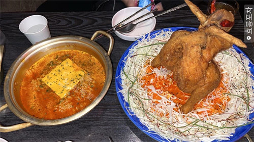 炸鸡➕芝士拉面 炸鸡➕芝士拉面