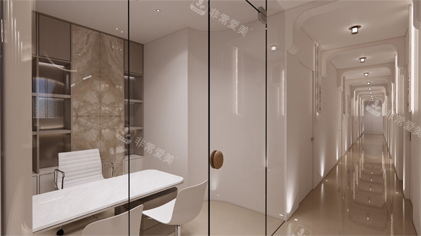 韩国德希尔皮肤科麻浦公德分院走廊