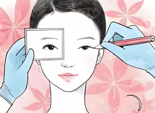 提眉前后对比图