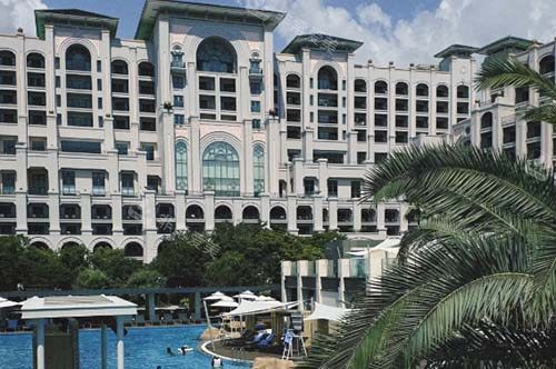 济州乐天酒店外景图