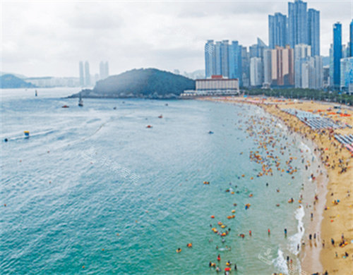 釜山海云台海水浴场
