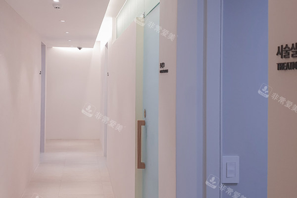 韓國(guó)ever皮膚科狎鷗亭店走廊