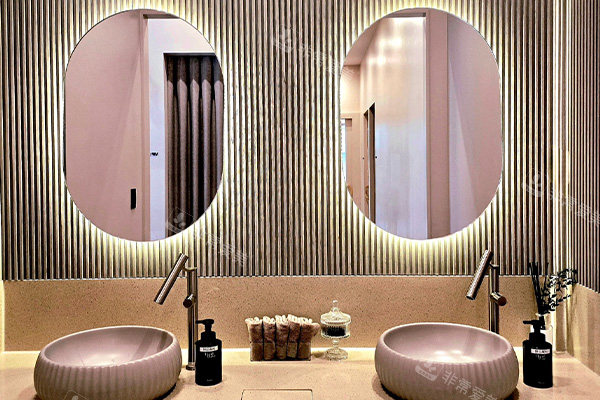 韩国aube clinic欧芙诊所洗手间