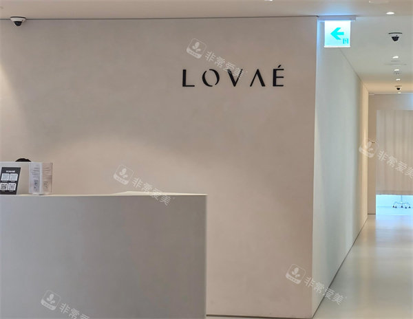 韩国弘大罗薇皮肤科LOGO墙